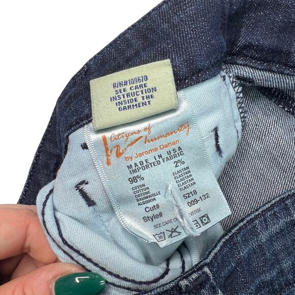 Citizens of Humanity COH Womens Arrowhead Flare Trouser Fit Jeans Raw Cut Hem 24 - Picture 8 of 9